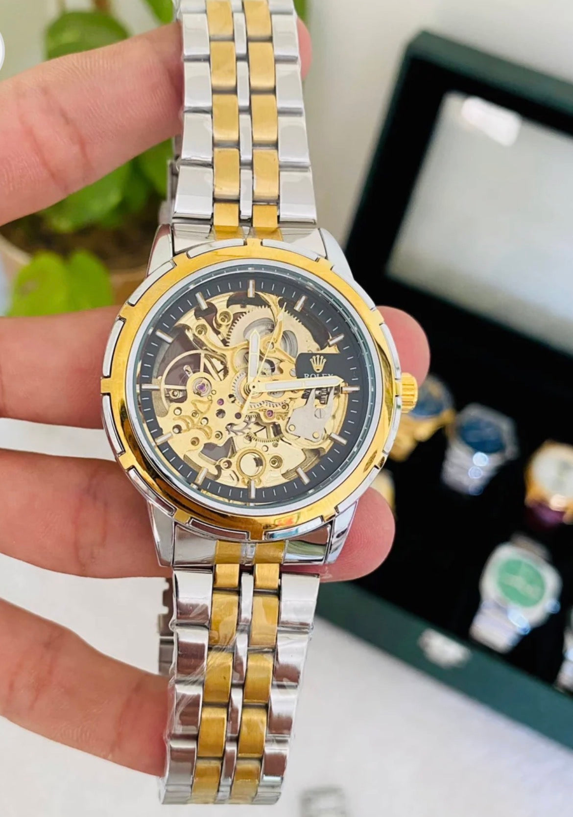 Luxury Automatic  Dial Men’s Watch – Premium Stainless Steel Timepiece