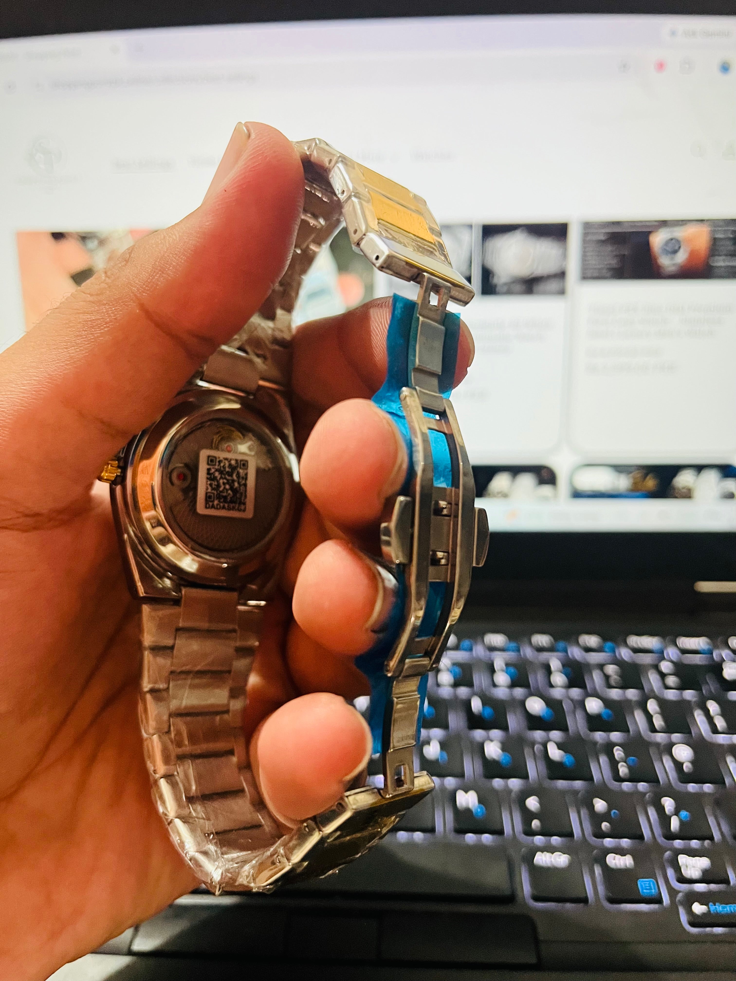Tissot Luxury Black & Gold Men’s Watch
