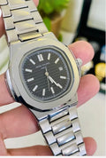 PP Black Dial Premium Watch – Luxury Stainless Steel Men’s Watch