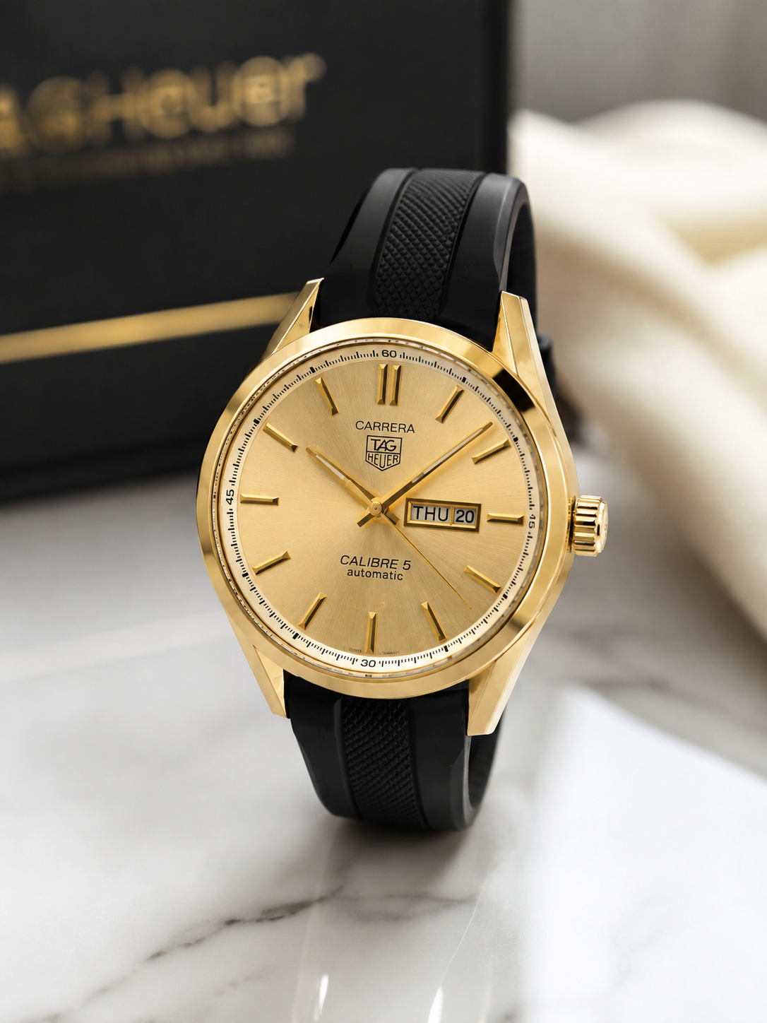 TAG Heuer Carrera Black Dial Automatic Watch – Premium Men’s Luxury Timepiece