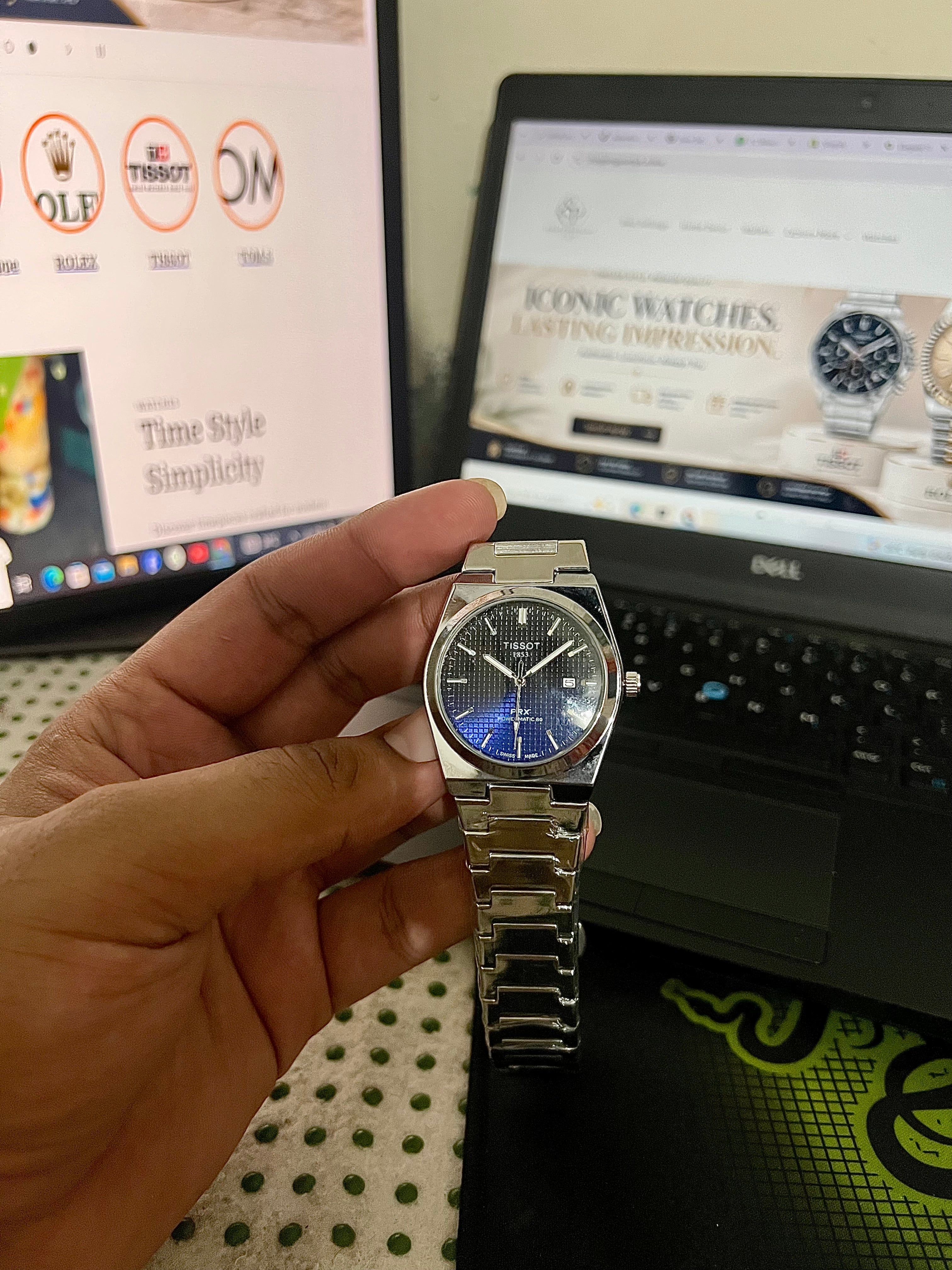 Tissot PRX Blue Dial Premium First Copy Watch – Stainless Steel | Luxury Men’s Watch