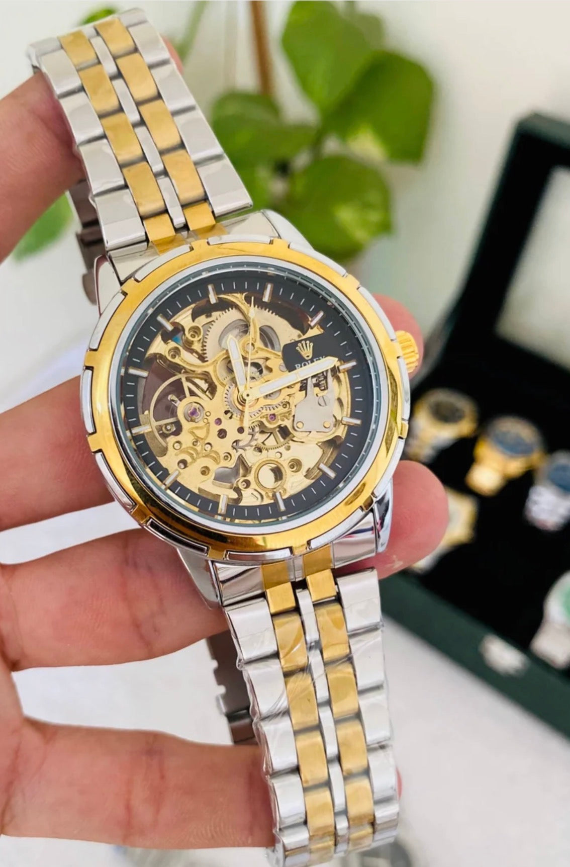 Luxury Automatic  Dial Men’s Watch – Premium Stainless Steel Timepiece
